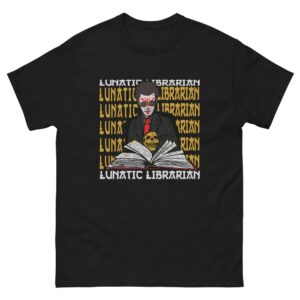 Lunatic Librarian Book Tee