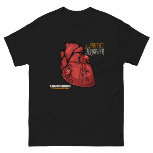 Lunatic Librarian I Bleed Rubies Tee