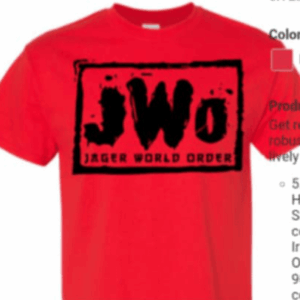 JWO Logo shirt Red and Black