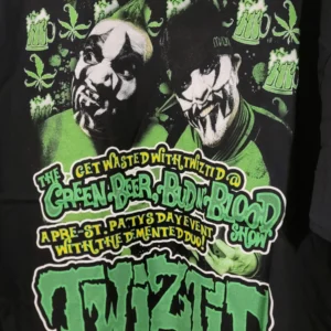 Twiztid St Patricks show 2015 tee 2xl